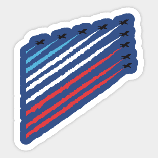 RAF Red Arrows Formation Sticker